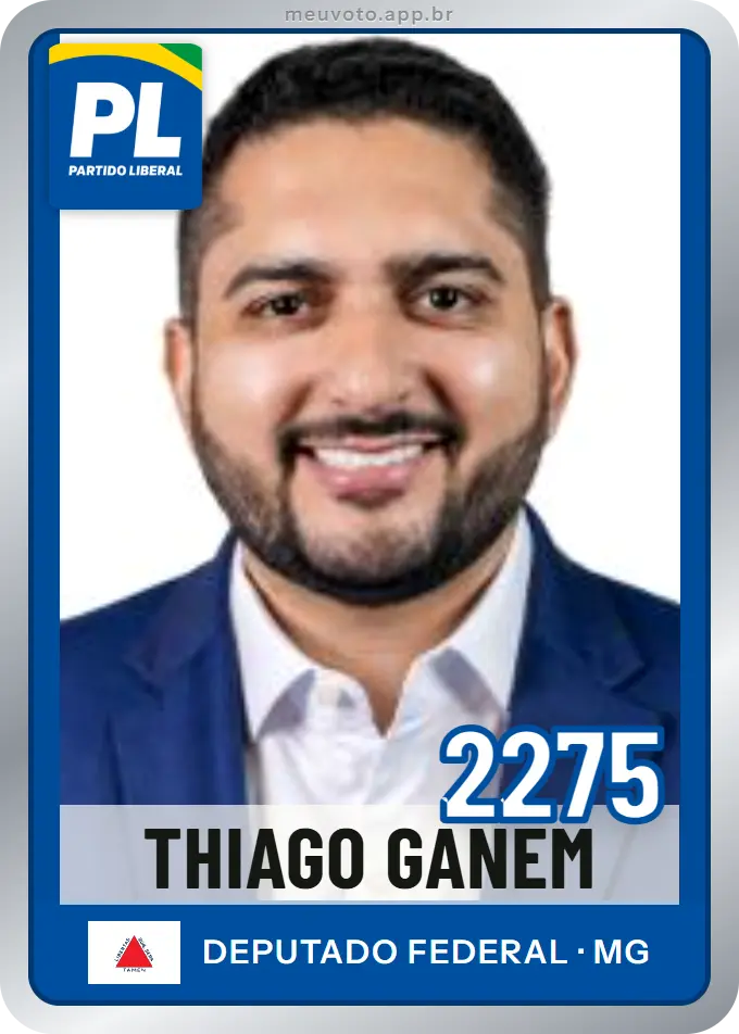 Carta de Thiago Ganem, número 2275, PL