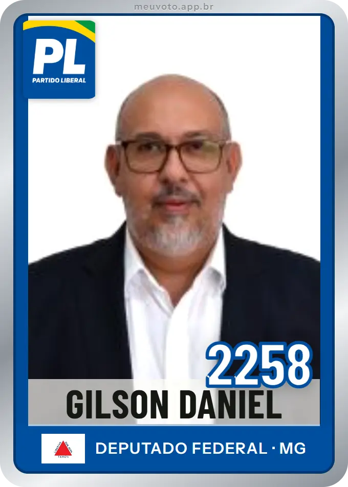 Carta de Gilson Daniel, número 2258, PL