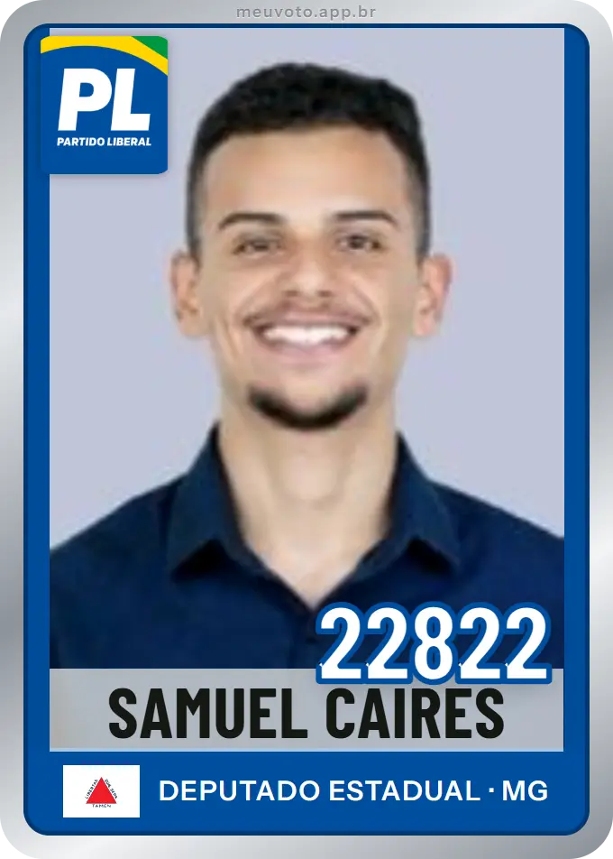 Carta de Samuel Caires, número 22822, PL
