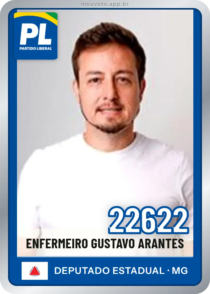 Carta de Enfermeiro Gustavo Arantes, número 22622, PL