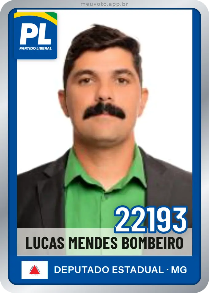 Carta de Lucas Mendes Bombeiro, número 22193, PL