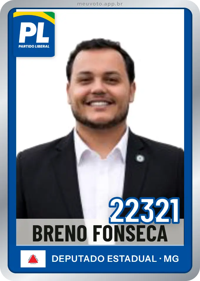 Carta de Breno Fonseca, número 22321, PL