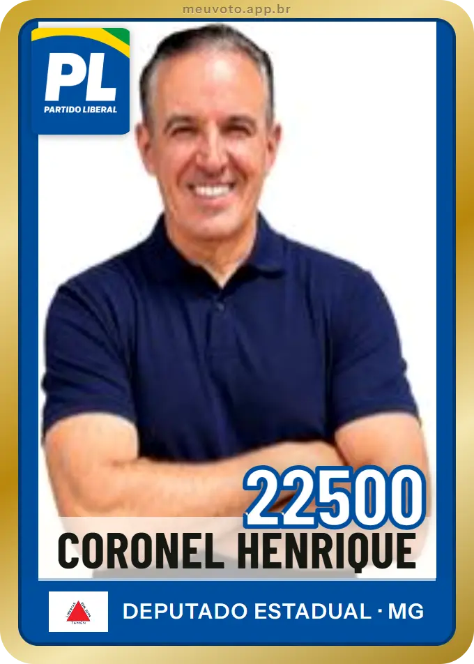 Carta de Coronel Henrique, número 22500, PL
