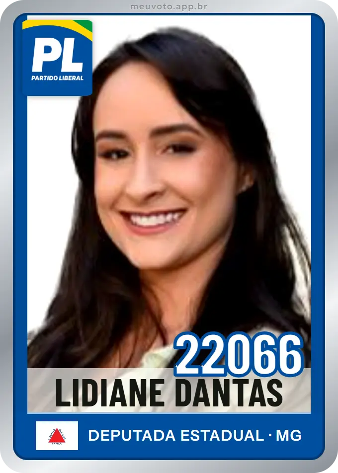 Carta de Lidiane Dantas, número 22066, PL