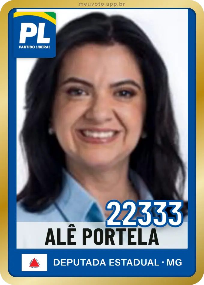 Carta de Alê Portela, número 22333, PL
