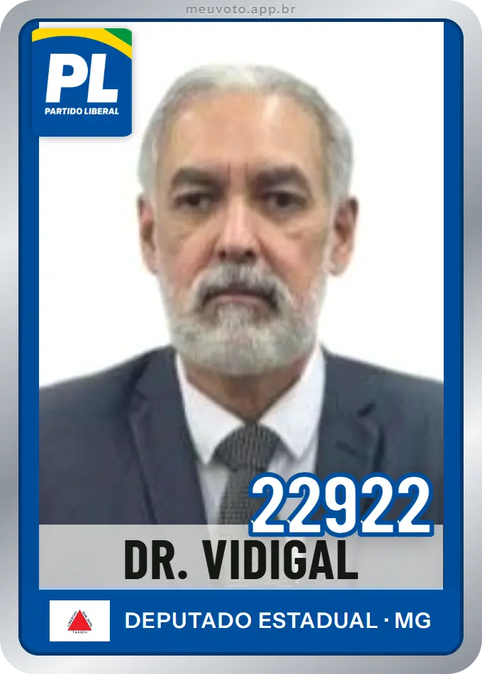 Carta de Dr. Vidigal, número 22922, PL