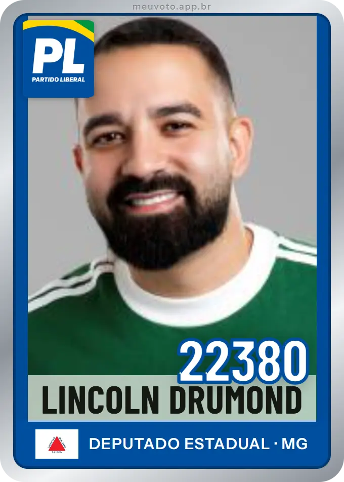 Carta de Lincoln Drumond, número 22380, PL