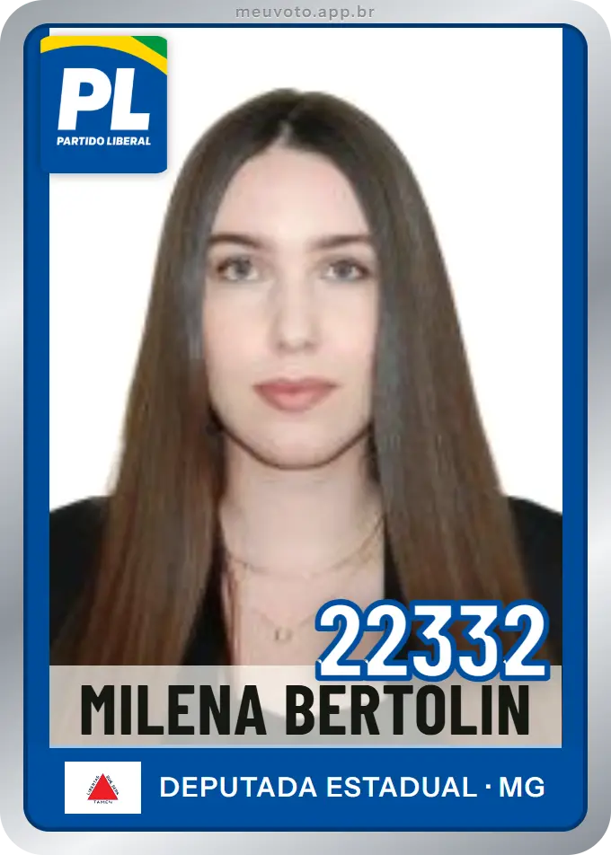 Carta de Milena Bertolin, número 22332, PL