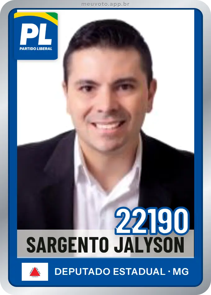 Carta de Sargento Jalyson, número 22190, PL