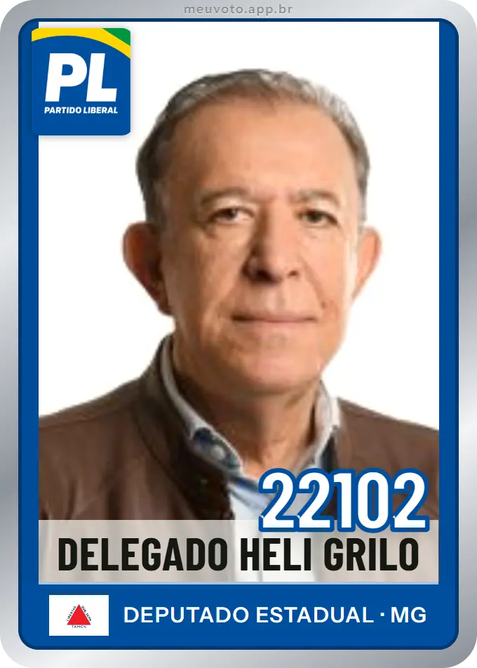 Carta de Delegado Heli Grilo, número 22102, PL