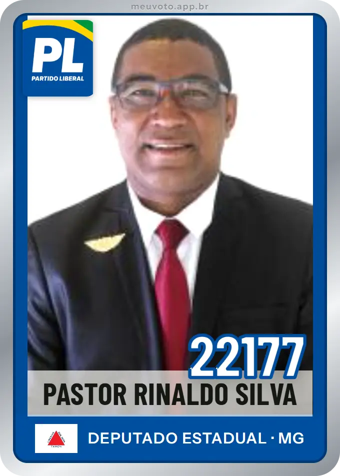 Carta de Pastor Rinaldo Silva, número 22177, PL