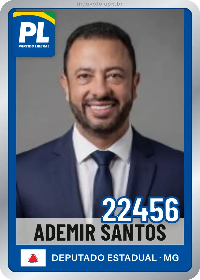 Carta de Ademir Santos, número 22456, PL