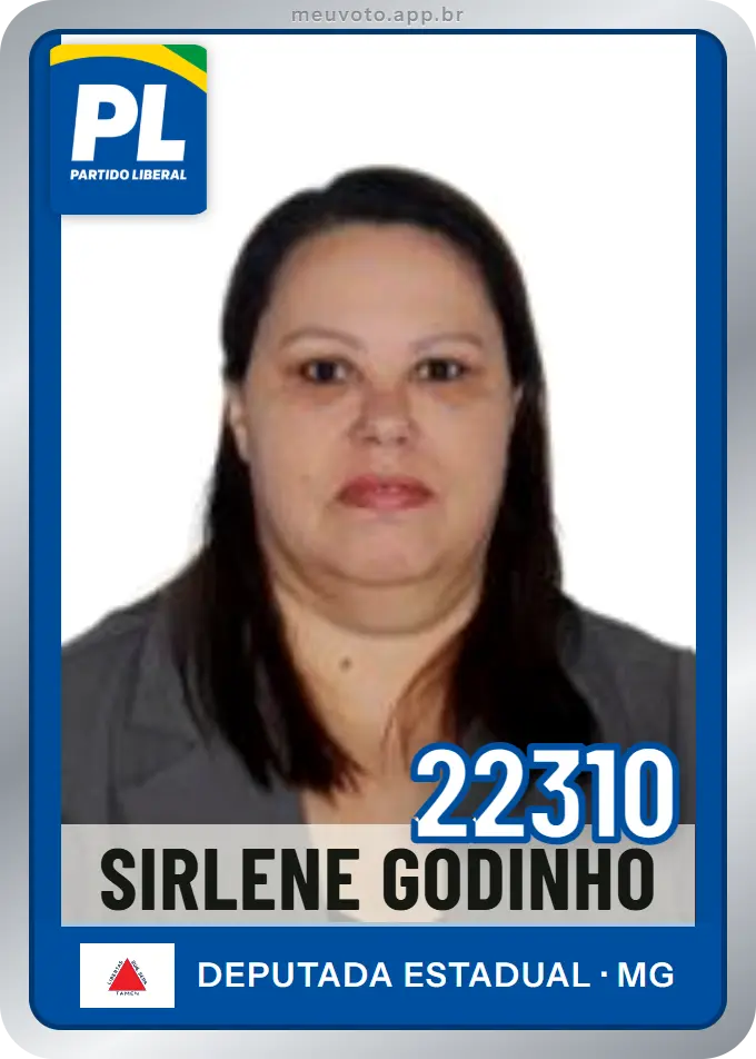 Carta de Sirlene Godinho, número 22310, PL