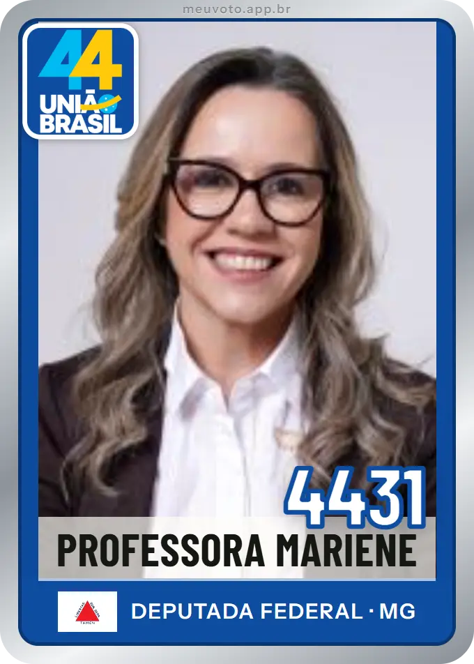 Carta de Professora Mariene, número 4431, União