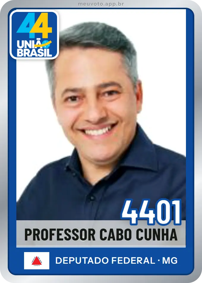 Carta de Professor Cabo Cunha, número 4401, União