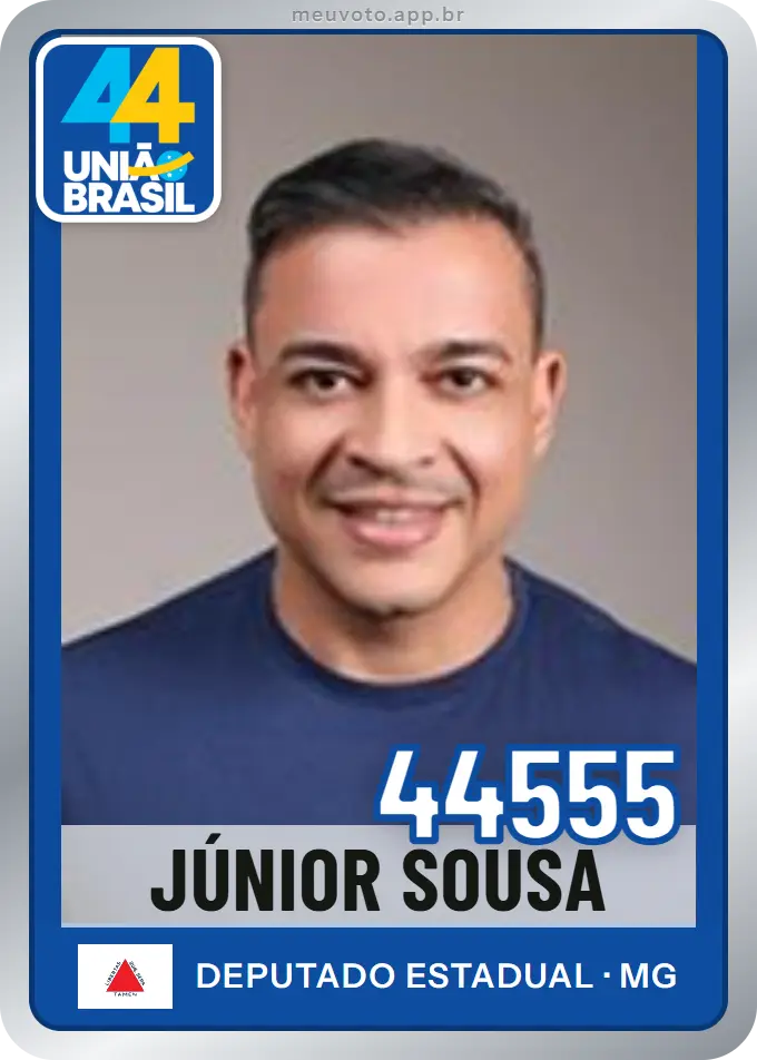 Carta de Júnior Sousa, número 44555, União