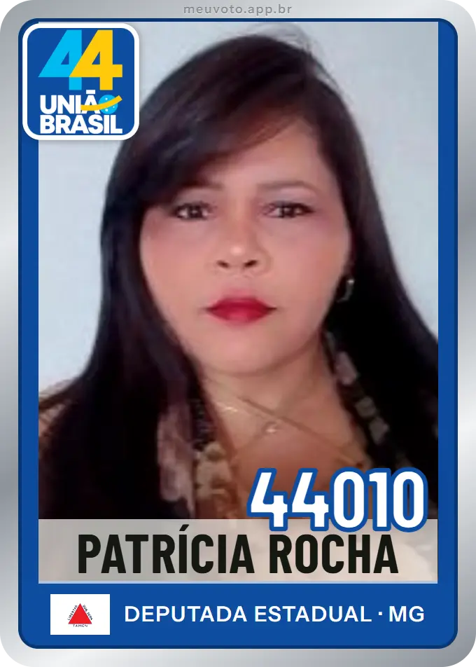 Carta de Patrícia Rocha, número 44010, União