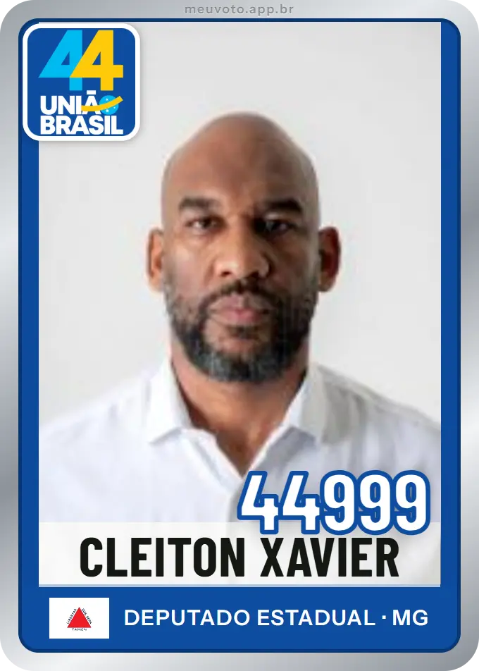 Carta de Cleiton Xavier, número 44999, União