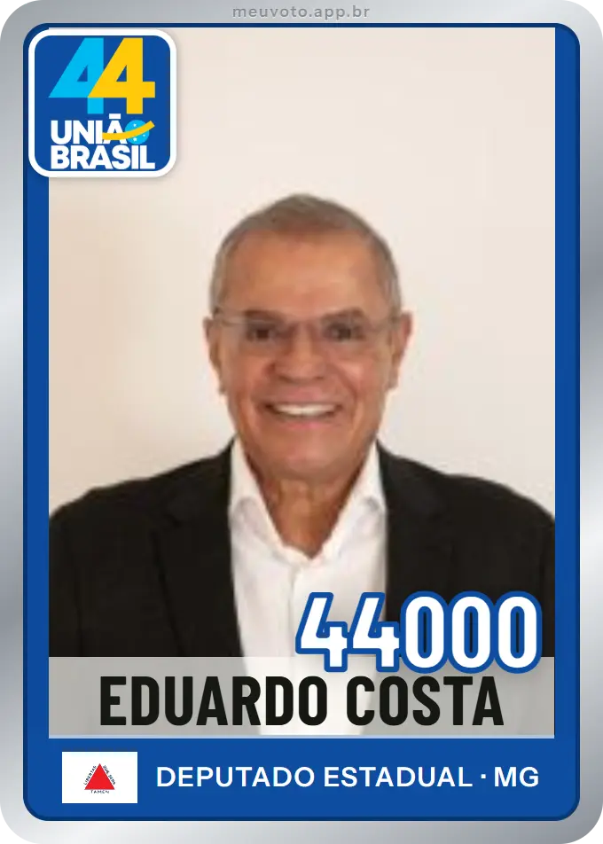 Carta de Eduardo Costa, número 44000, União