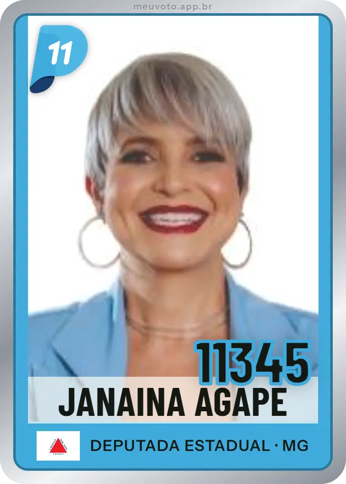Carta de Janaina Ágape, número 11345, PP