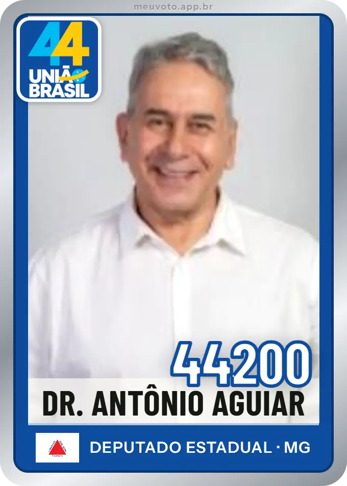 Carta de Dr. Antônio Aguiar, número 44200, União