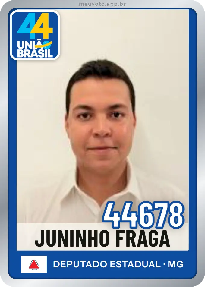 Carta de Juninho Fraga, número 44678, União