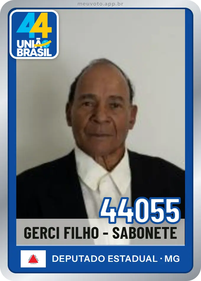 Carta de Gerci Filho - Sabonete, número 44055, União