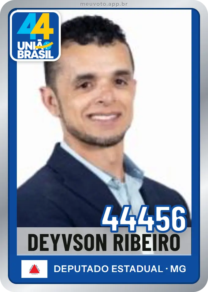 Carta de Deyvson Ribeiro, número 44456, União