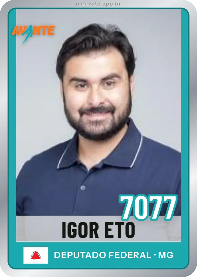 Carta de Igor Eto, número 7077, Avante