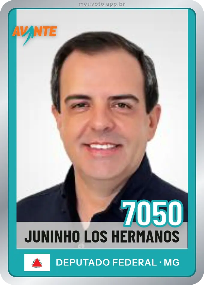 Carta de Juninho Los Hermanos, número 7050, Avante