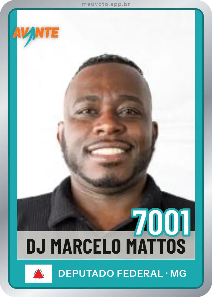 Carta de Dj Marcelo Mattos, número 7001, Avante