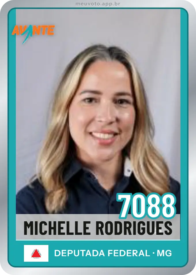 Carta de Michelle Rodrigues, número 7088, Avante