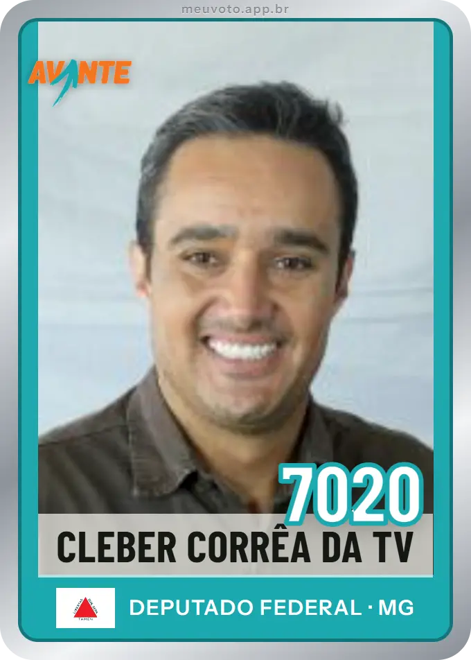 Carta de Cleber Corrêa da Tv, número 7020, Avante