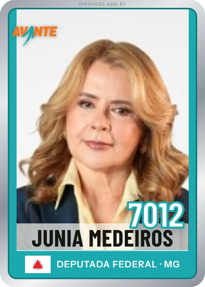 Carta de Junia Medeiros, número 7012, Avante