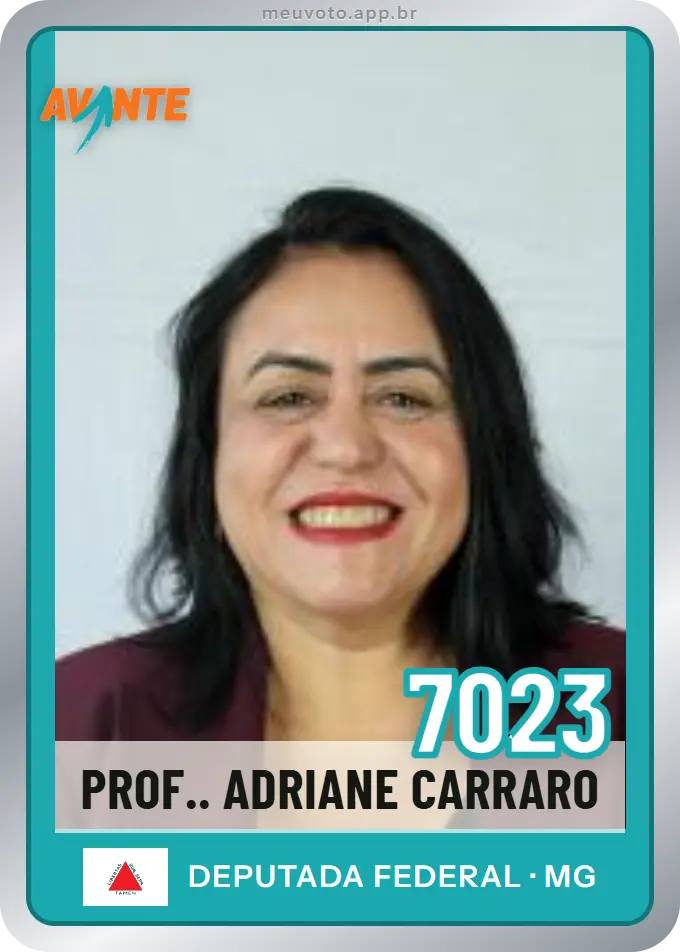 Carta de Prof.. Adriane Carraro, número 7023, Avante