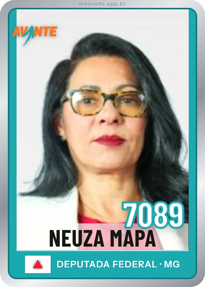 Carta de Neuza Mapa, número 7089, Avante