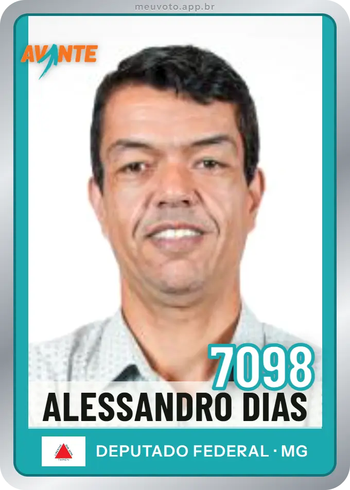 Carta de Alessandro Dias, número 7098, Avante