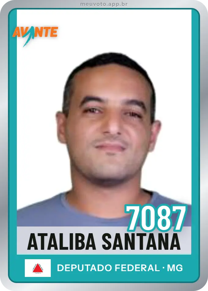 Carta de Ataliba Santana, número 7087, Avante