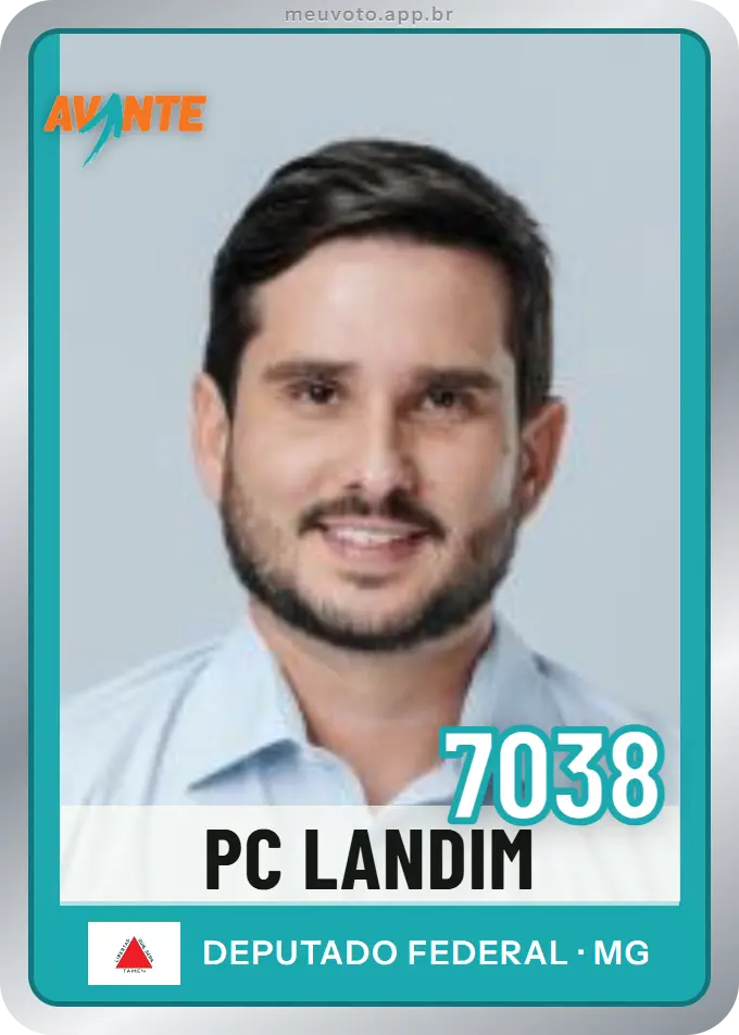 Carta de Pc Landim, número 7038, Avante