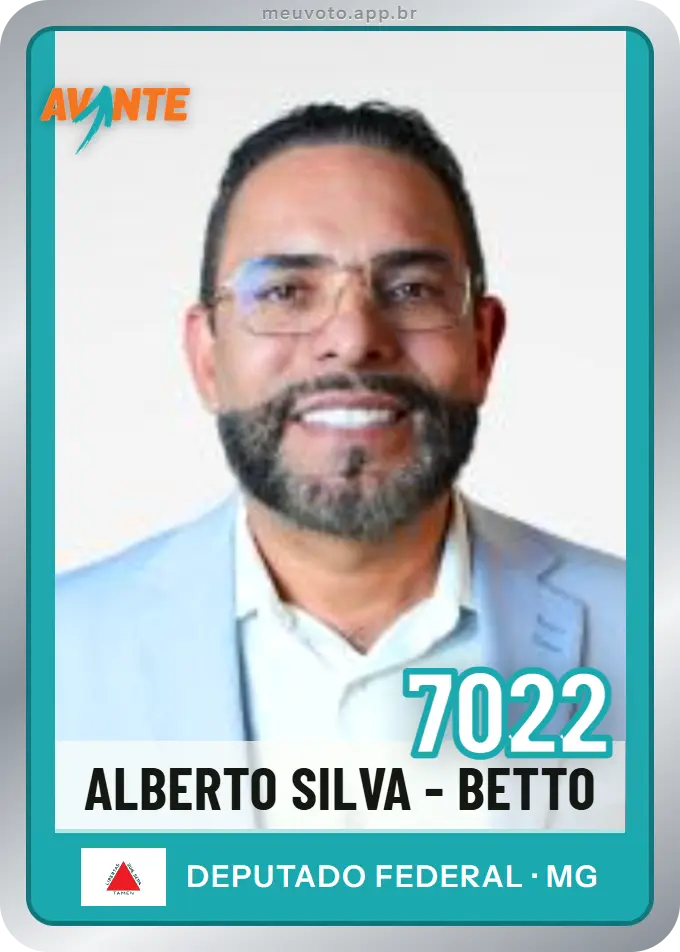 Carta de Alberto Silva - Betto, número 7022, Avante