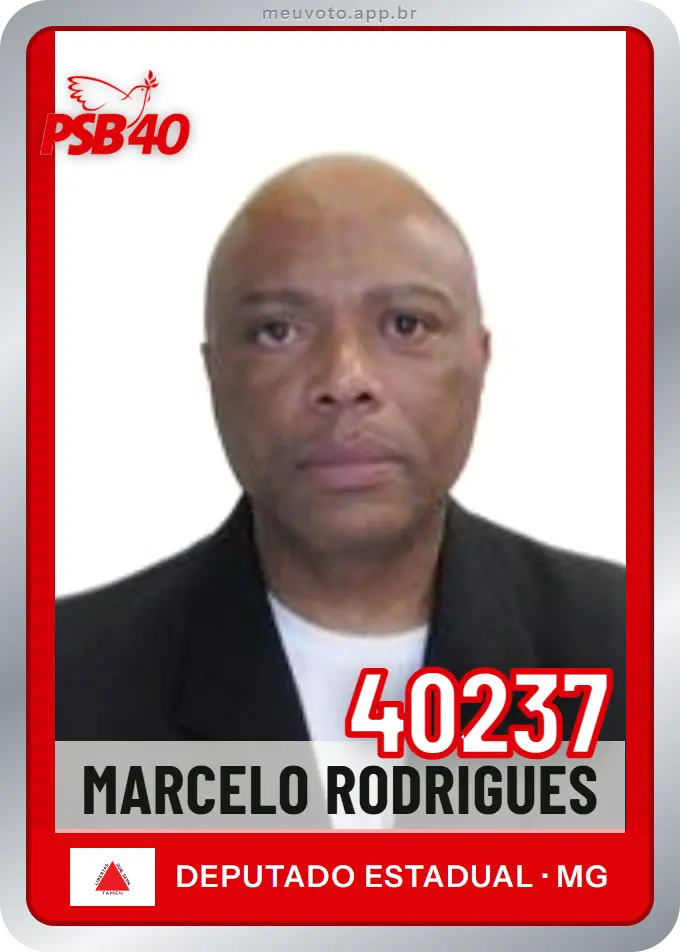 Carta de Marcelo Rodrigues, número 40237, PSB