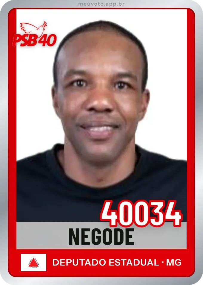Carta de Negode, número 40034, PSB