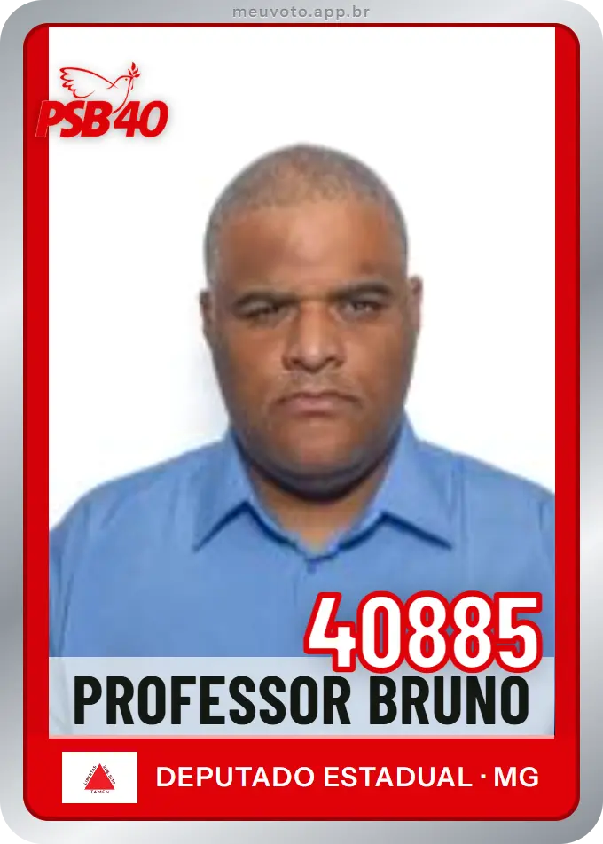 Carta de Professor Bruno, número 40885, PSB
