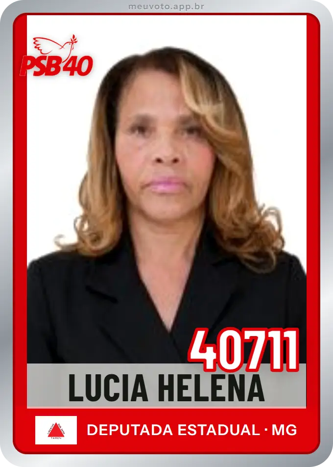 Carta de Lucia Helena, número 40711, PSB