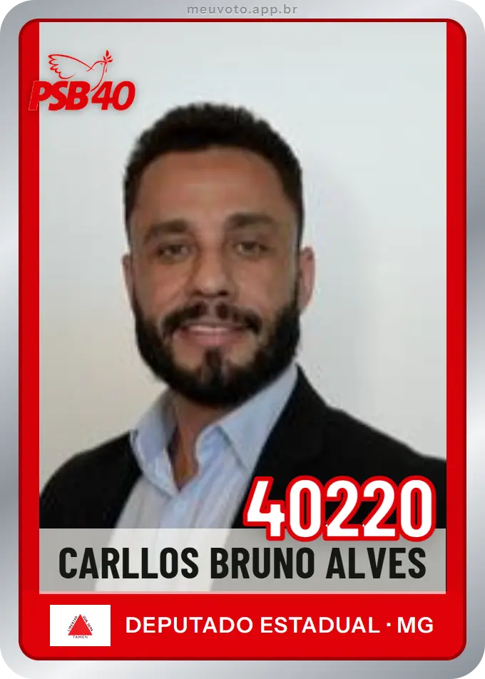 Carta de Carllos Bruno Alves, número 40220, PSB