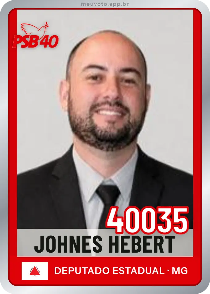 Carta de Johnes Hebert, número 40035, PSB