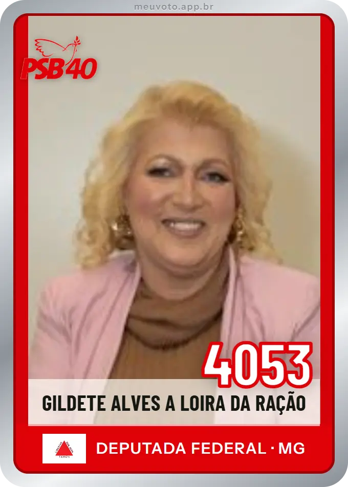 Carta de Gildete Alves A Loira da Ração, número 4053, PSB