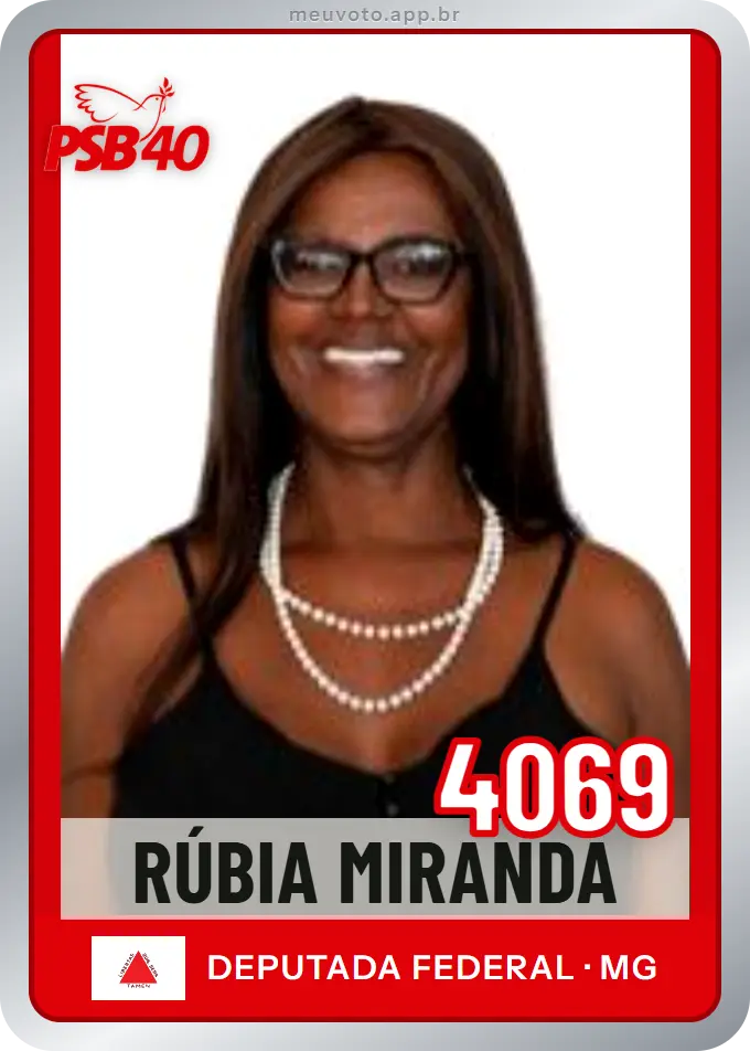 Carta de Rúbia Miranda, número 4069, PSB
