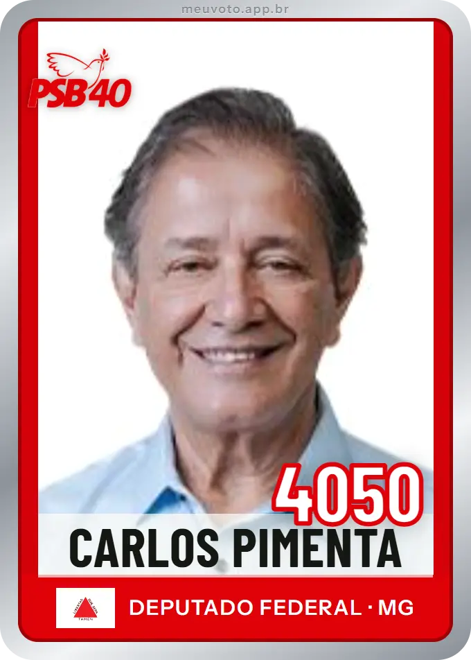 Carta de Carlos Pimenta, número 4050, PSB