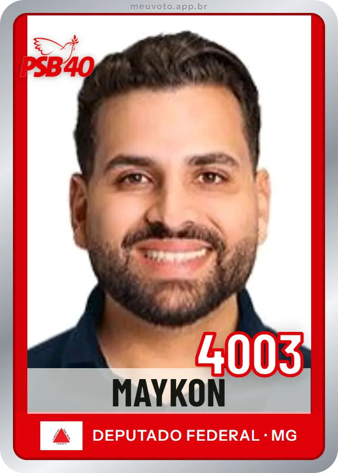 Carta de Maykon, número 4003, PSB
